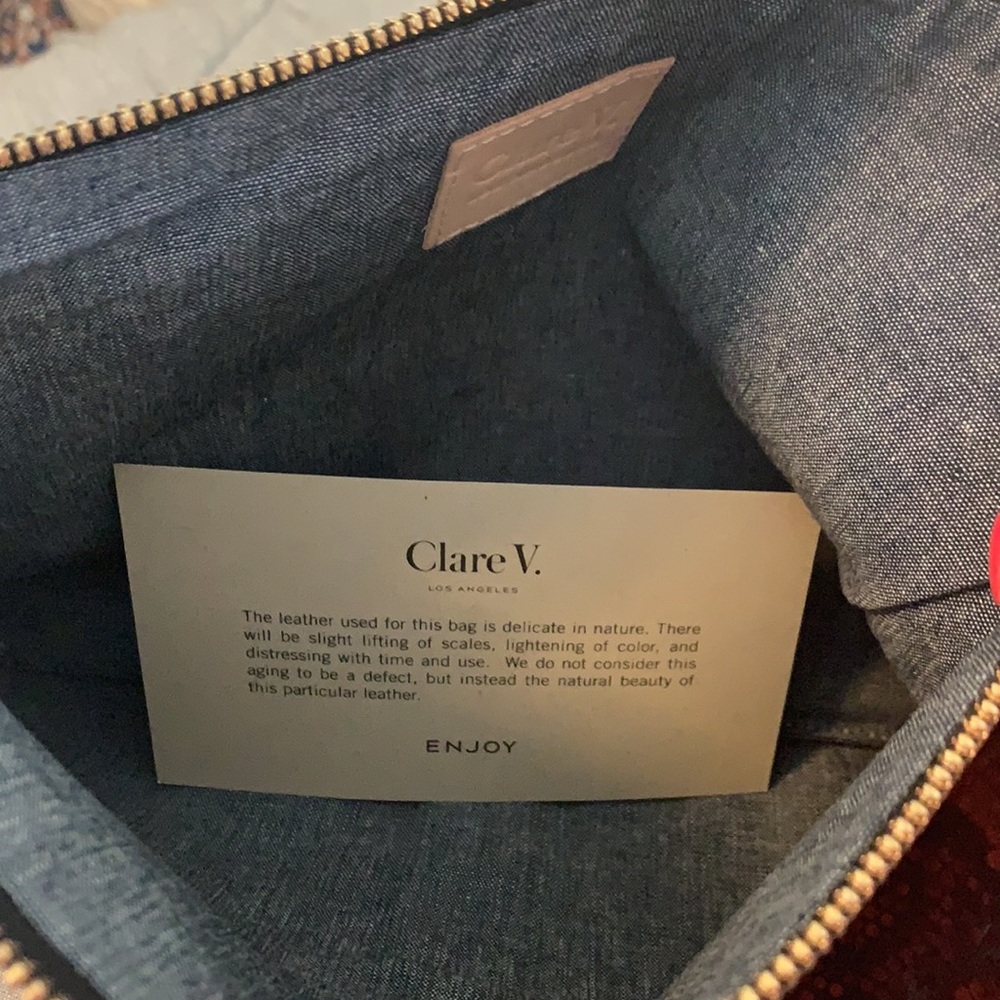 Clare V. Limited Edition Python Clutch - image 7